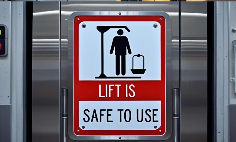 This Sign Shows When a Lift is Safe to Use