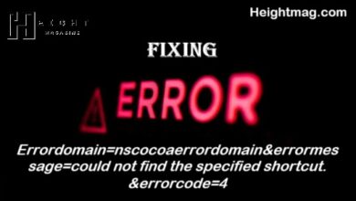 Fixing the Errordomain=nscocoaerrordomain&errormessage=could not find the specified shortcut.&errorcode=4
